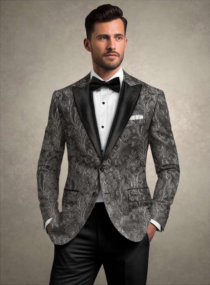 Italian Silk Elda Tuxedo Blazer