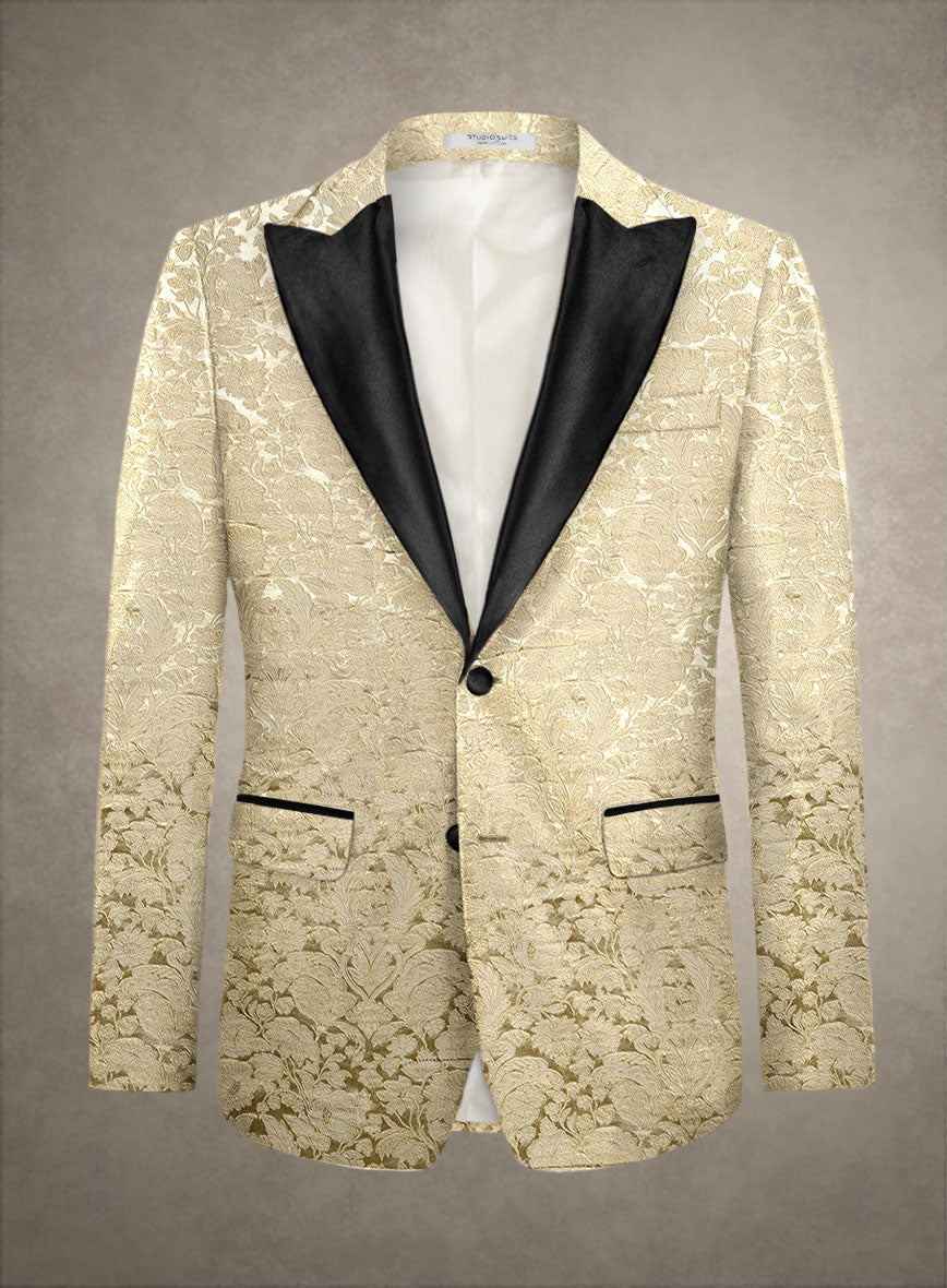 Italian Silk Leono Tuxedo Blazer