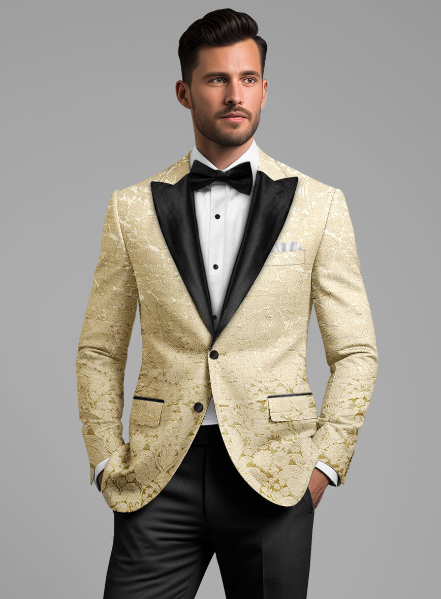 Italian Silk Leono Tuxedo Blazer - StudioSuits