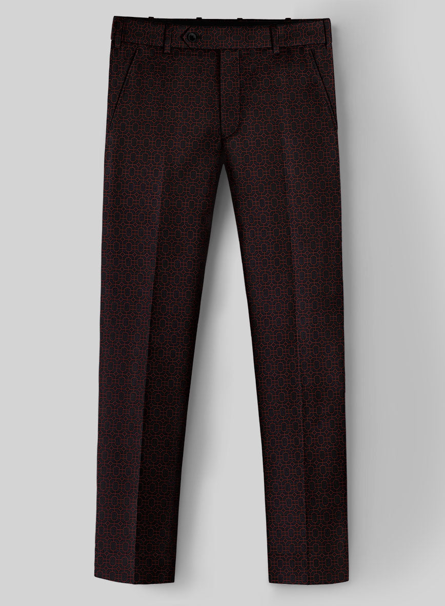 Italian Silk Lycra Cosimo Pants - StudioSuits