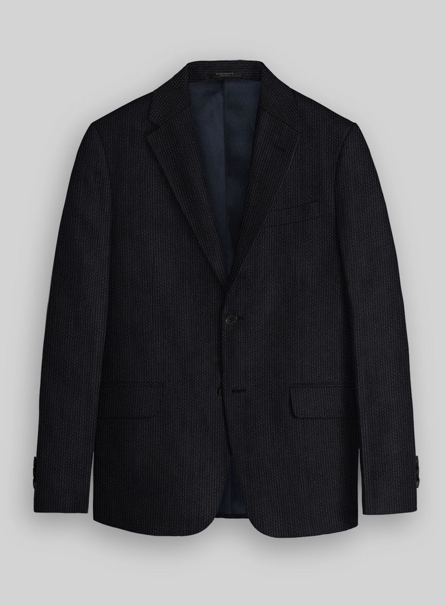 Italian Cotton Seersucker Helena Jacket - StudioSuits