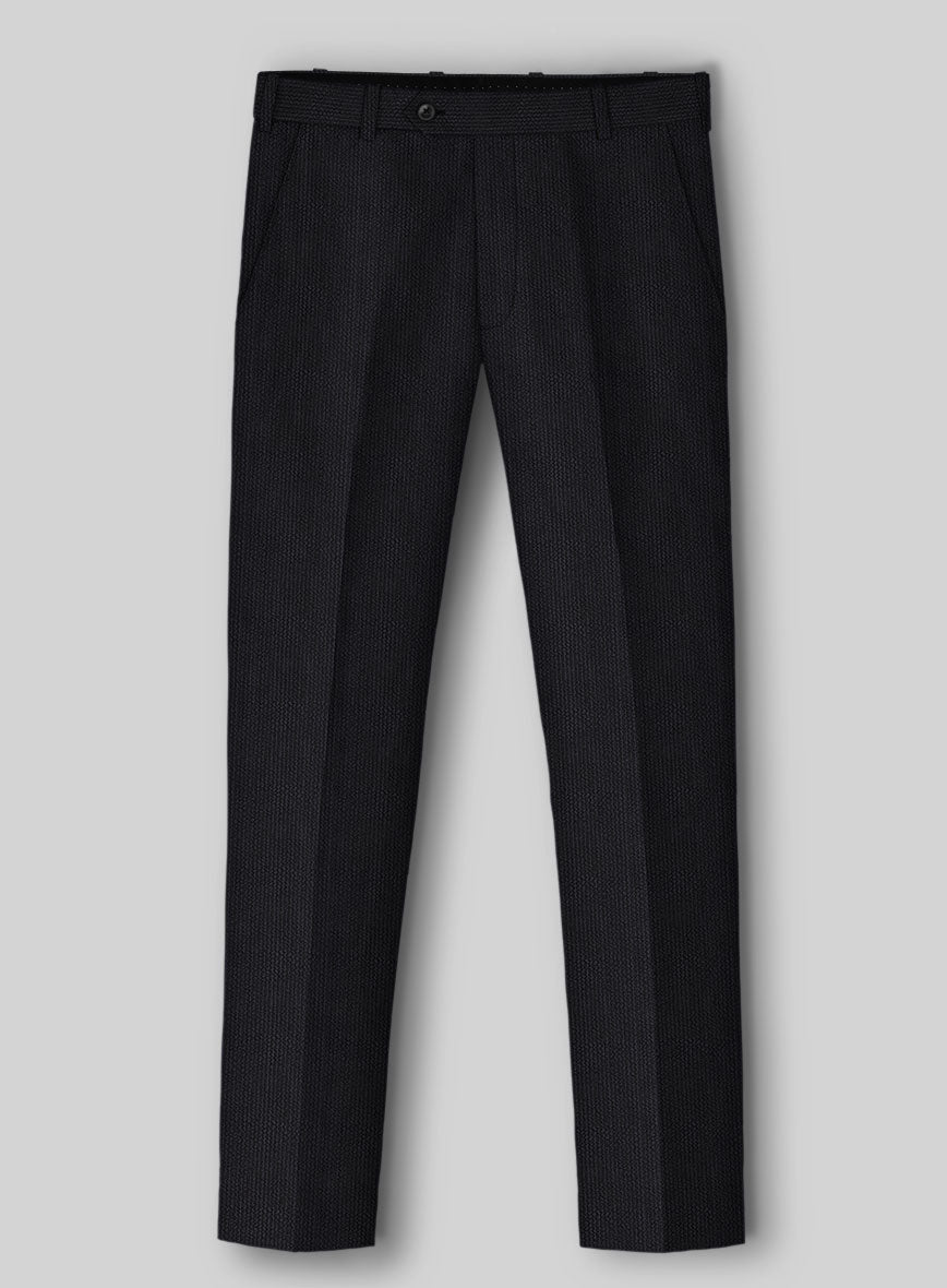 Italian Cotton Seersucker Helena Pants - StudioSuits