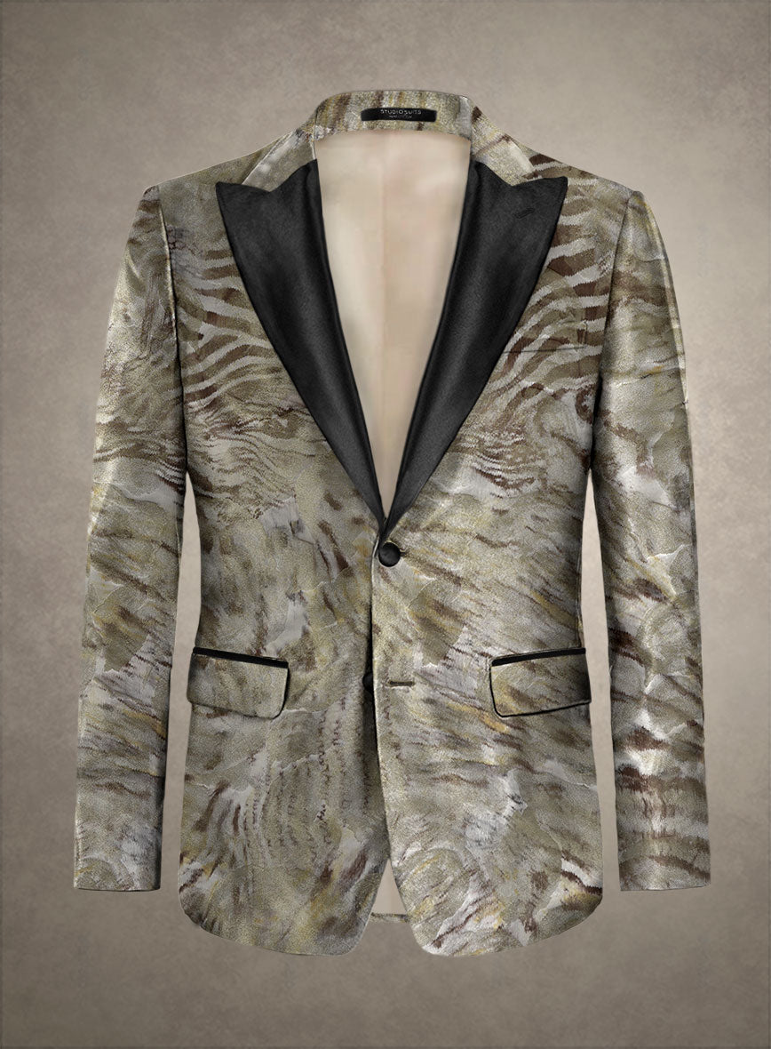 Italian Silk Porfirio Tuxedo Blazer - StudioSuits