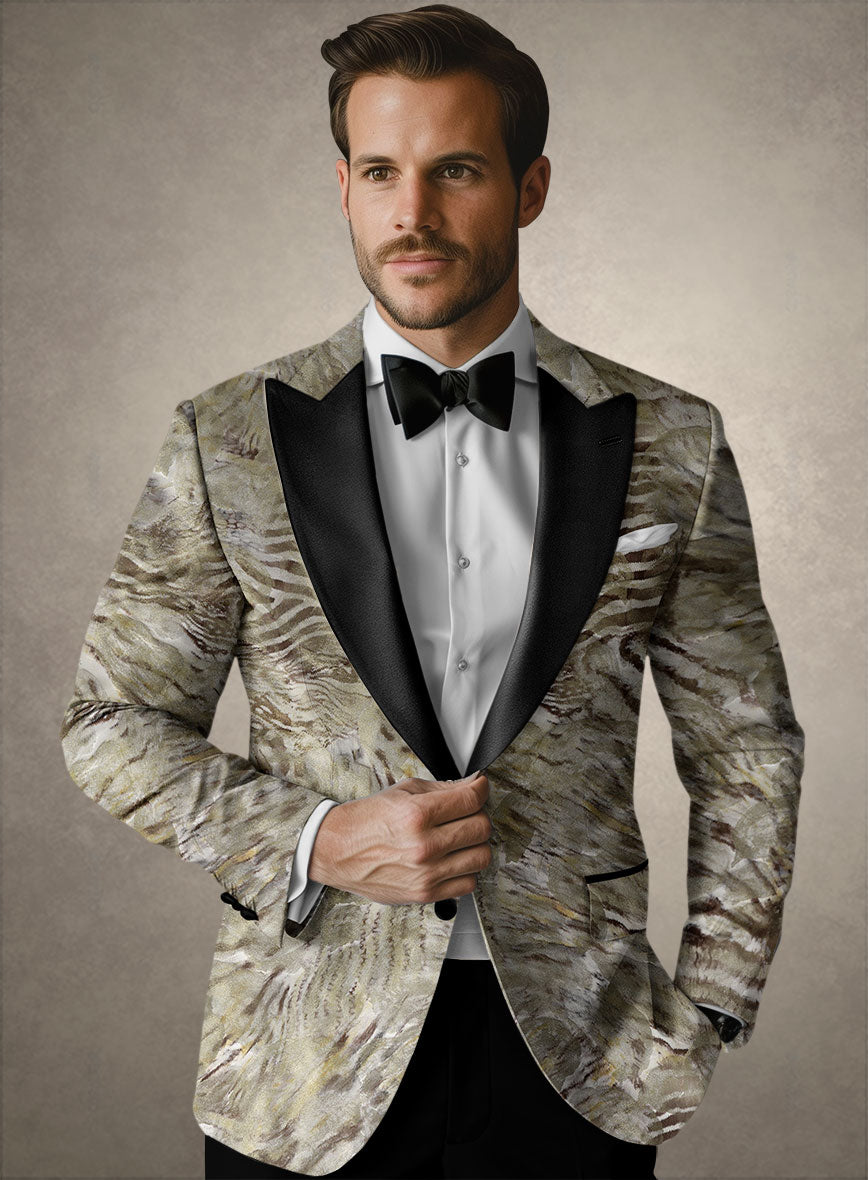 Italian Silk Porfirio Tuxedo Blazer - StudioSuits