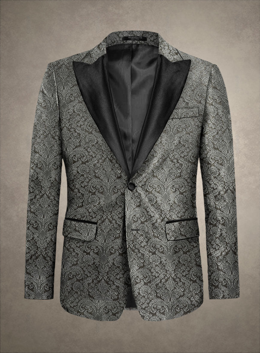 Italian Silk Zariel Tuxedo Blazer - StudioSuits