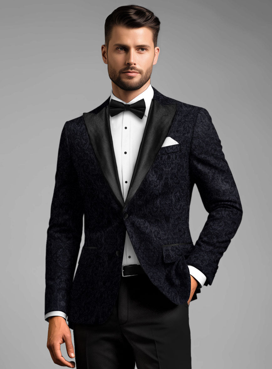 Italian Silk Ziani Tuxedo Blazer