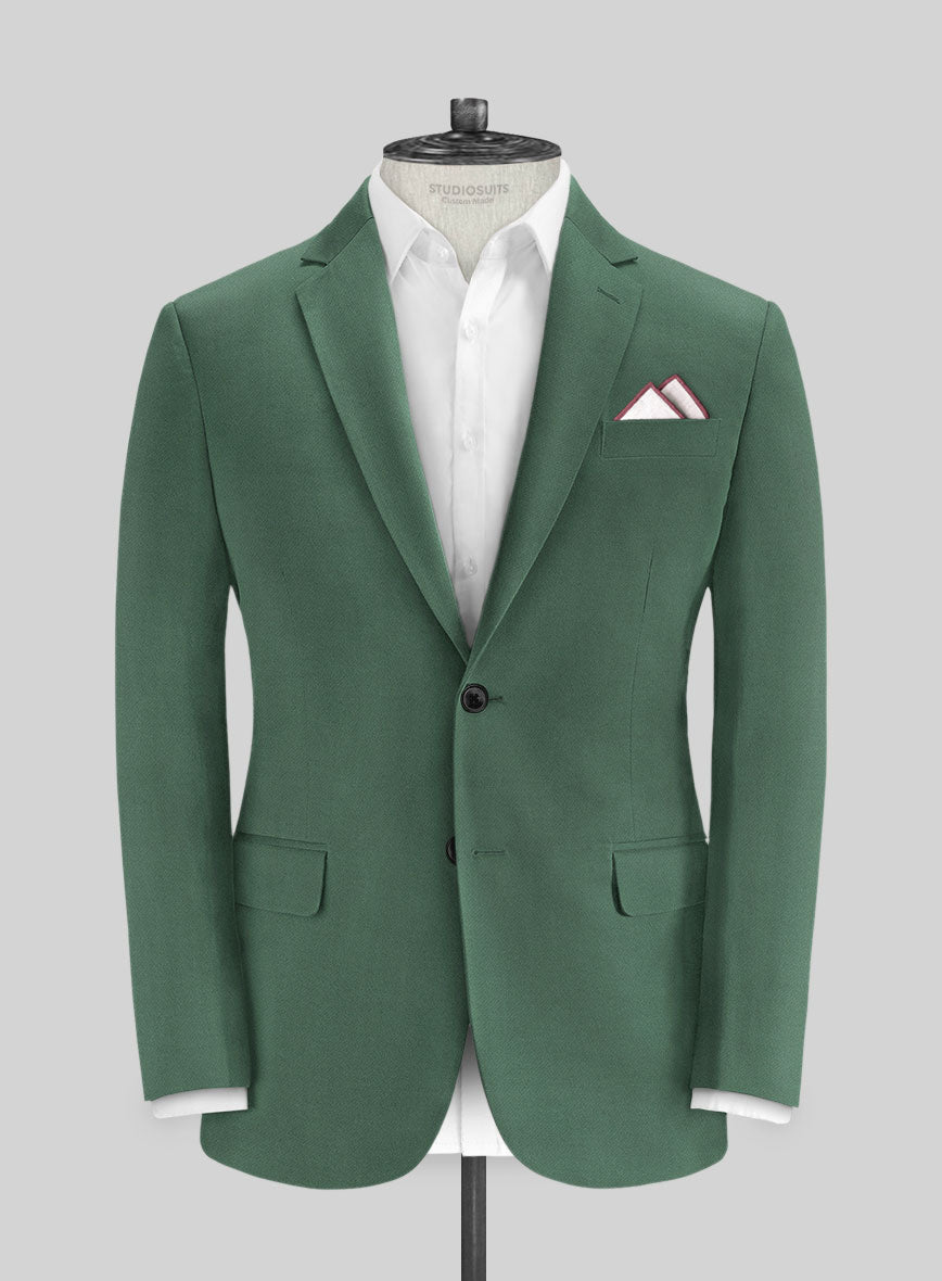 Italian Spring Green Cotton Stretch Jacket – StudioSuits