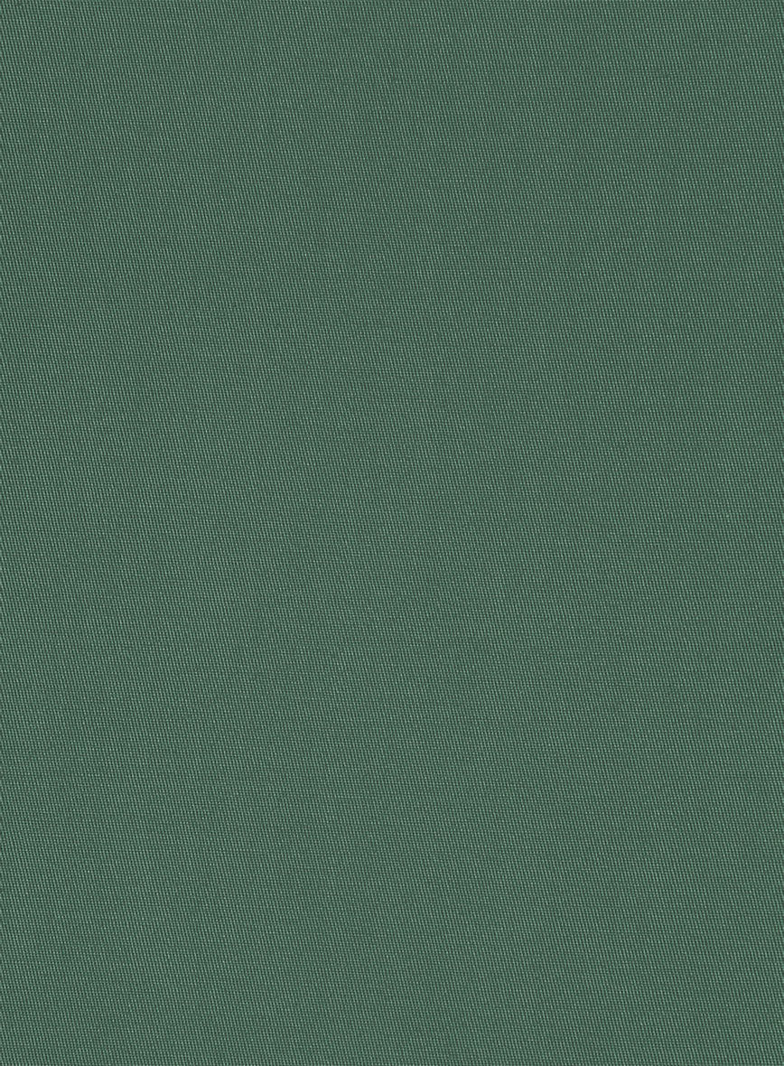 Italian Spring Green Cotton Stretch Suit - StudioSuits