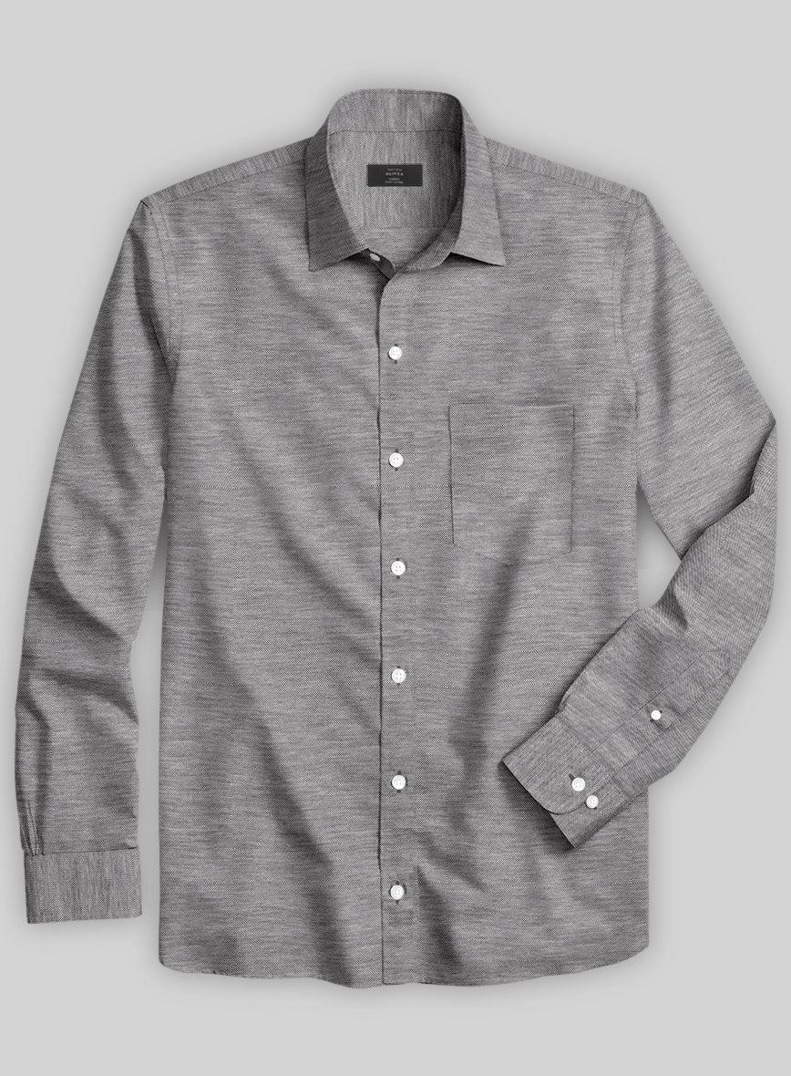 Italian Timber Brown Stretch Cotton Shirt – StudioSuits