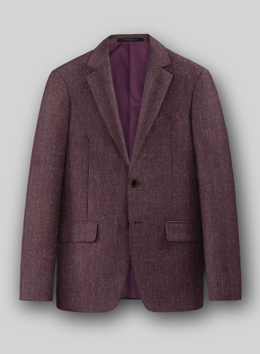 Italian Wool Cashmere Linen Attilio Jacket - StudioSuits