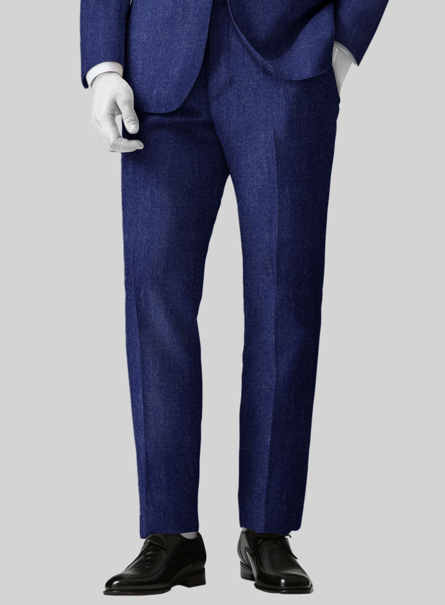 Italian Wool Cashmere Linen Edvige Pants - StudioSuits