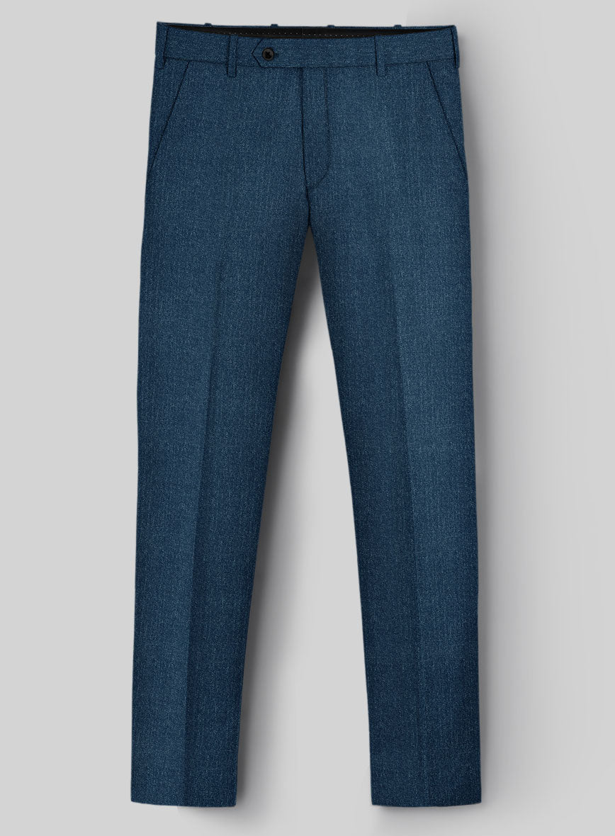 Italian Wool Cashmere Linen Eraldo Pants - StudioSuits