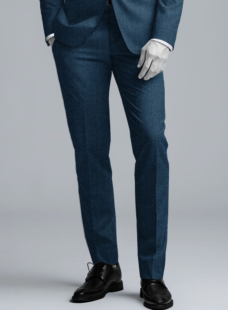 Italian Wool Cashmere Linen Eraldo Pants - StudioSuits