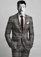 Italian Wool Cenere Suit - StudioSuits