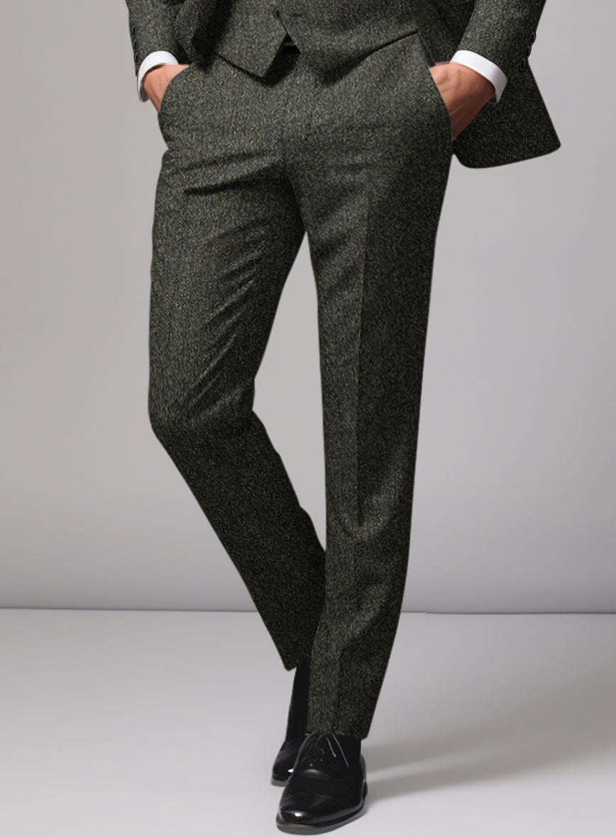 Italian Wool Cotton Facundo Pants - StudioSuits