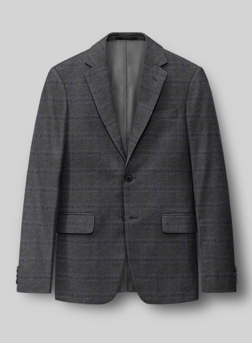 Italian Wool Cotton Quim Jacket - StudioSuits