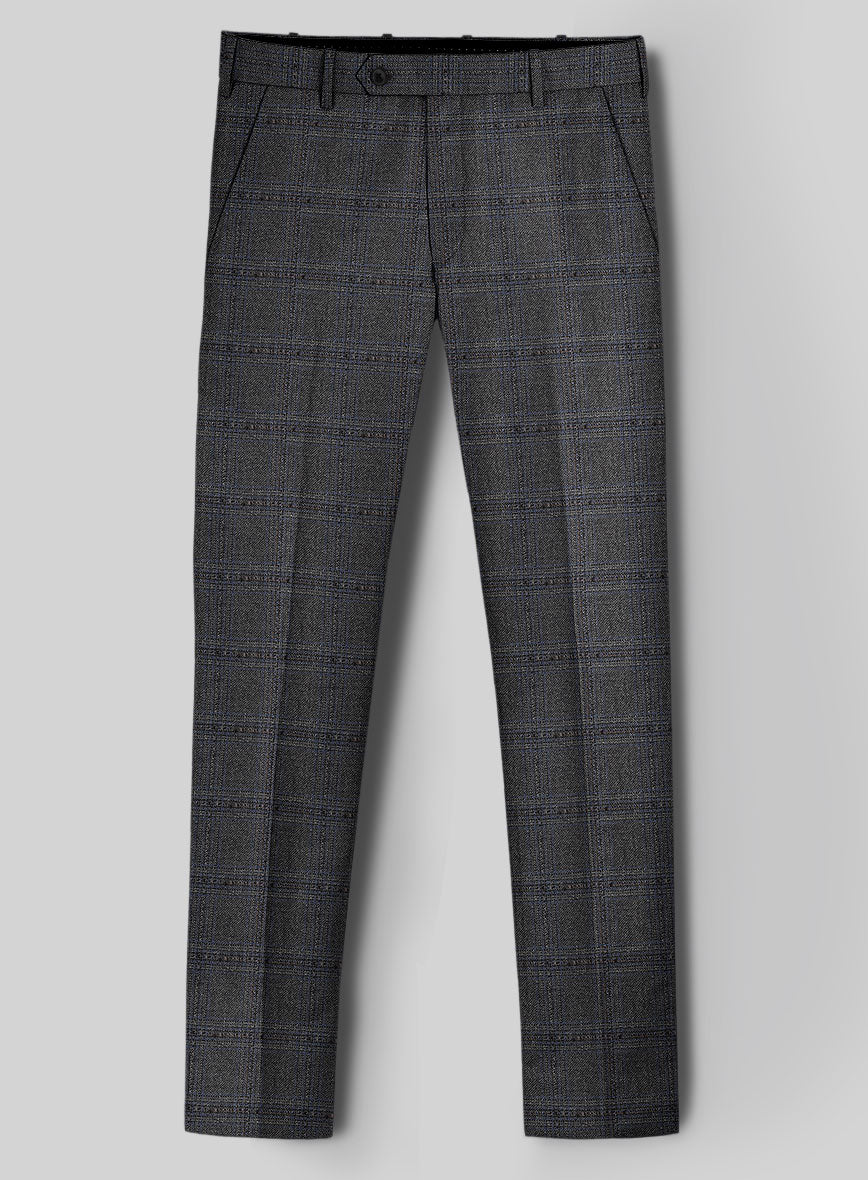 Italian Wool Cotton Quim Pants - StudioSuits