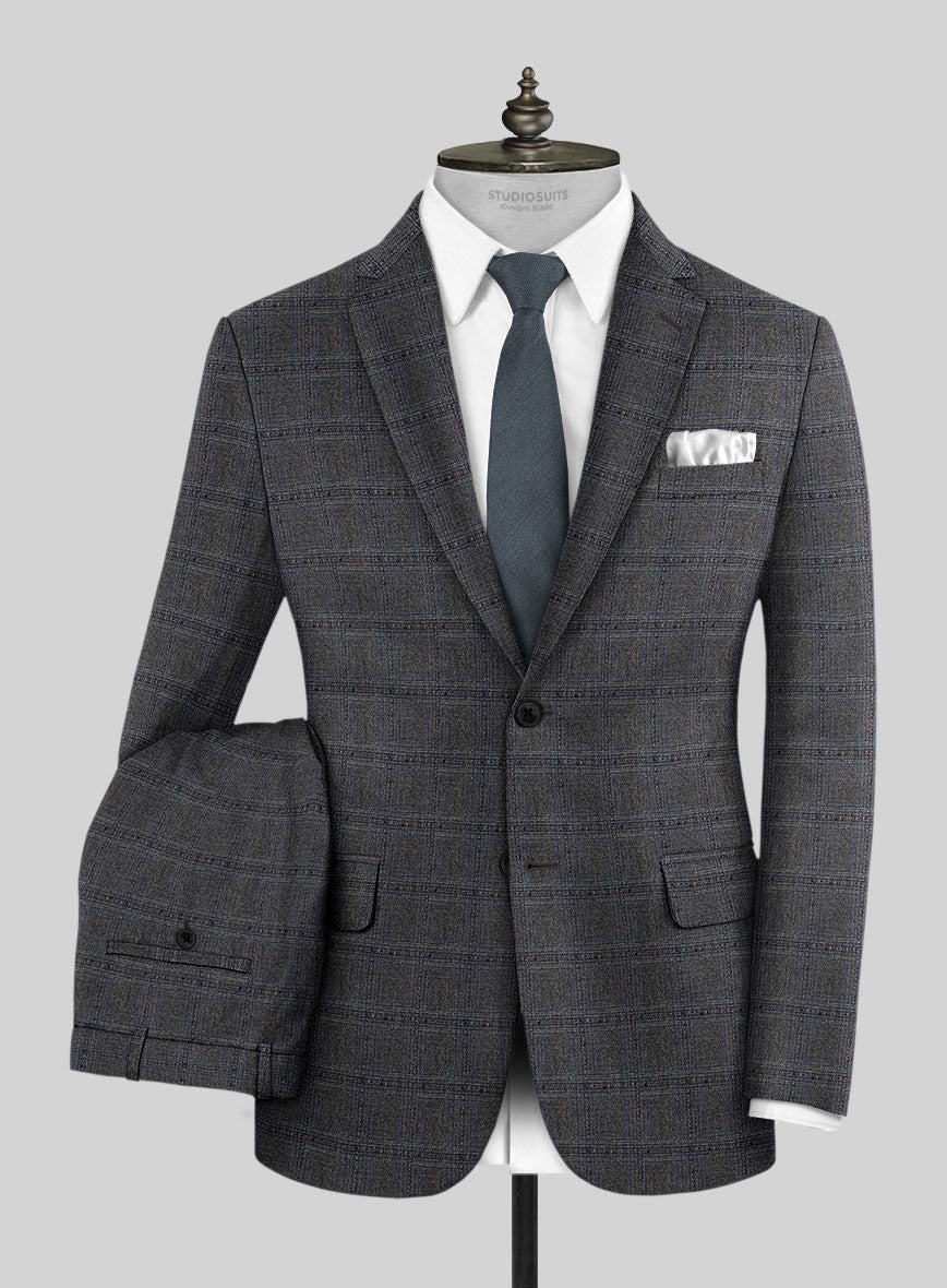 Italian Wool Cotton Quim Suit - StudioSuits