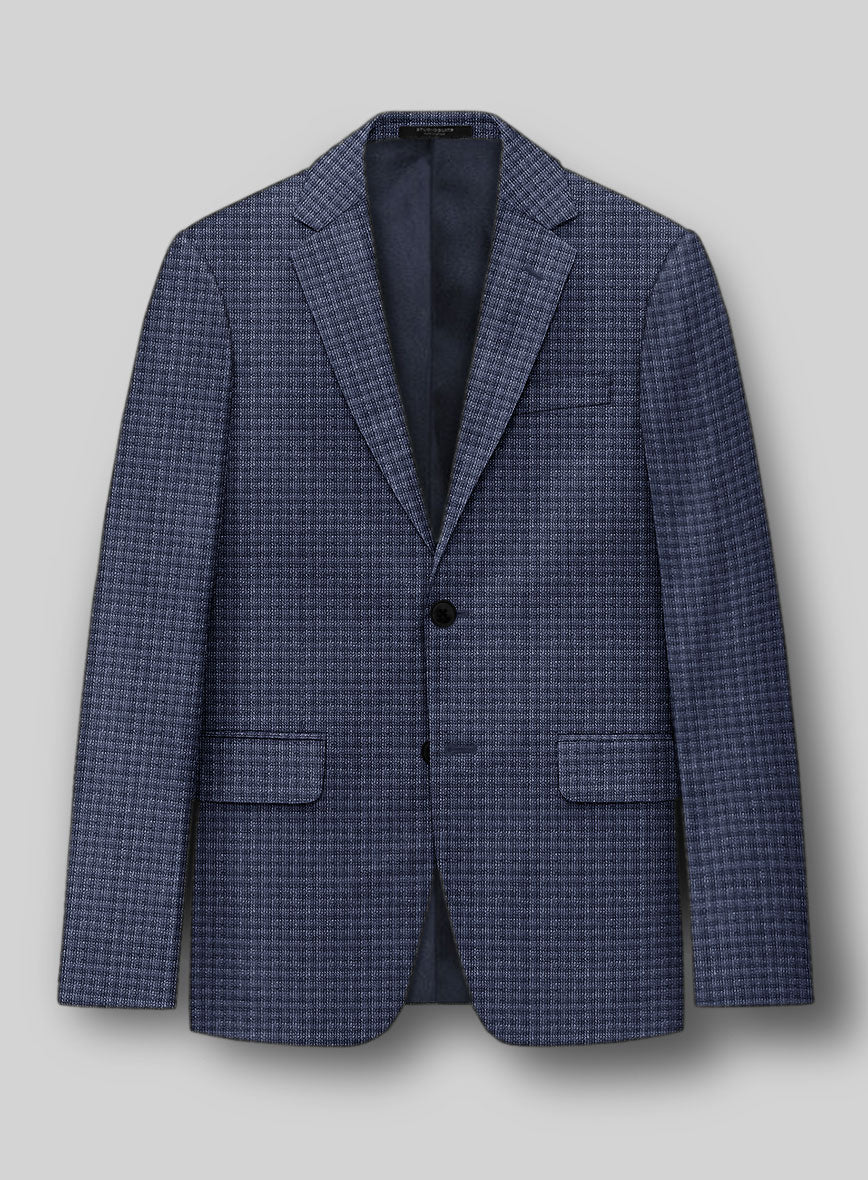 Italian Wool Cotton Linen Quirico Jacket - StudioSuits