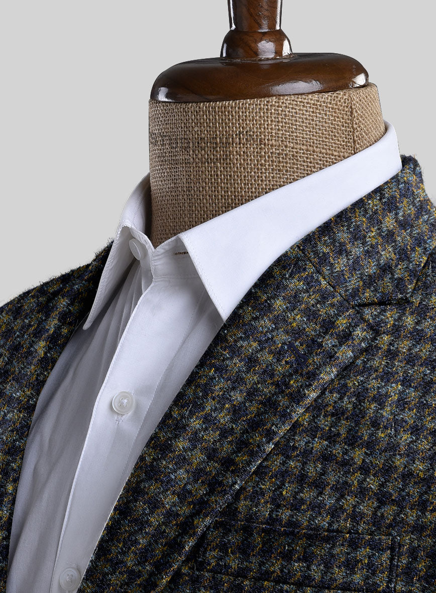 Italian Wool Houndstooth Udoci Jacket - StudioSuits