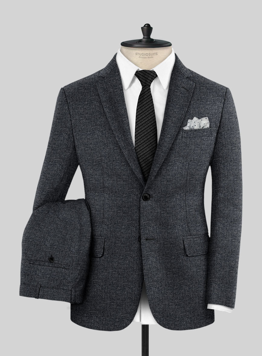 Italian Wool Linen Basket Weave Gulem Suit