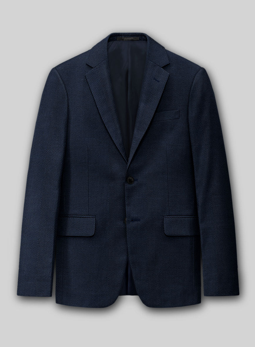 Italian Wool Linen Cotton Esteta Jacket - StudioSuits