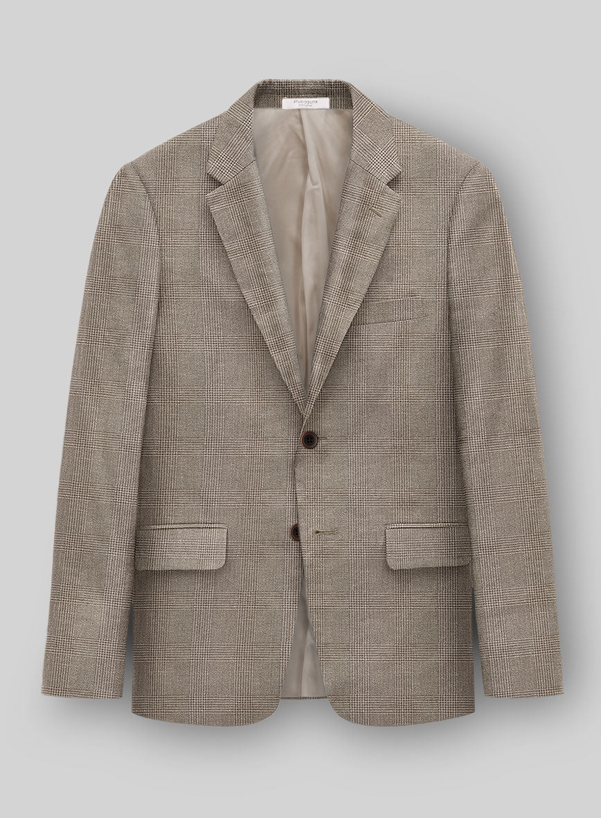 Italian Wool Linen Humberto Jacket - StudioSuits