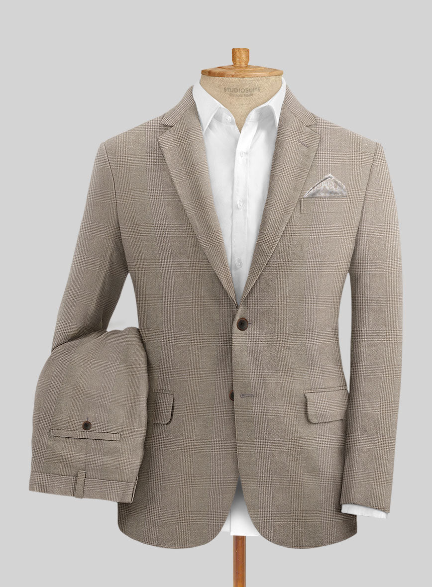 Italian Wool Linen Humberto Suit - StudioSuits