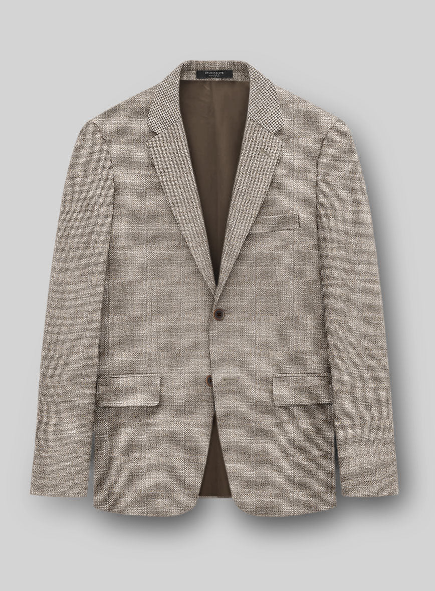 Italian Wool Linen Silk Justo Jacket - StudioSuits