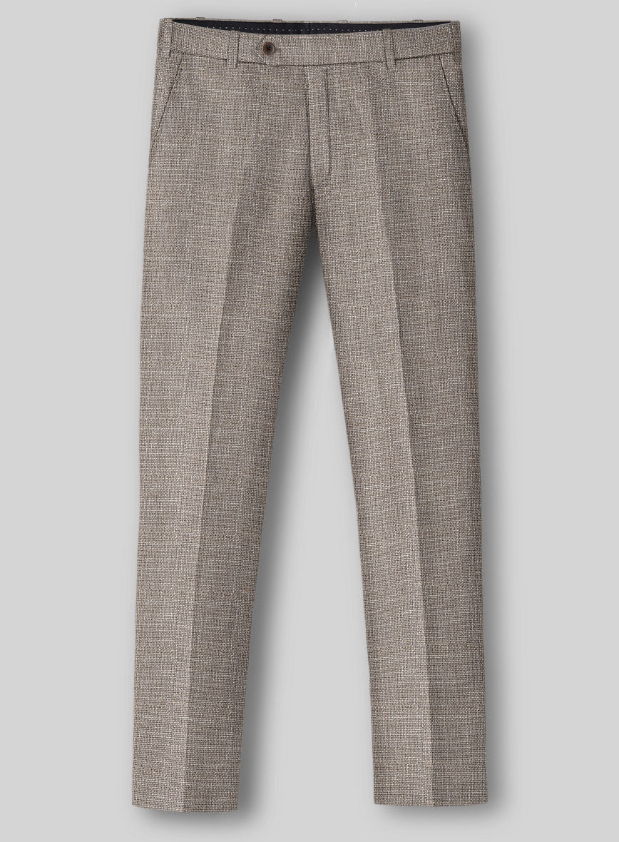 Italian Wool Linen Silk Justo Pants - StudioSuits