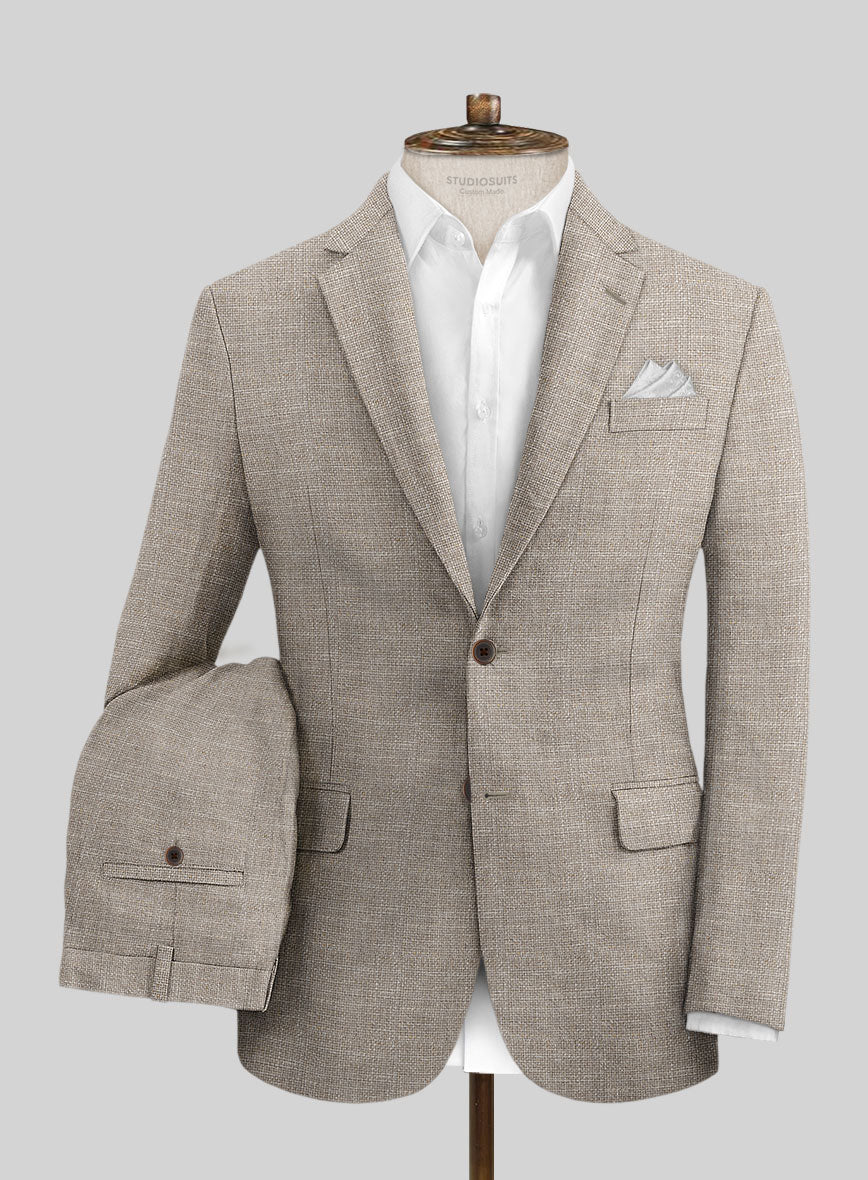 Italian Wool Linen Silk Justo Suit - StudioSuits