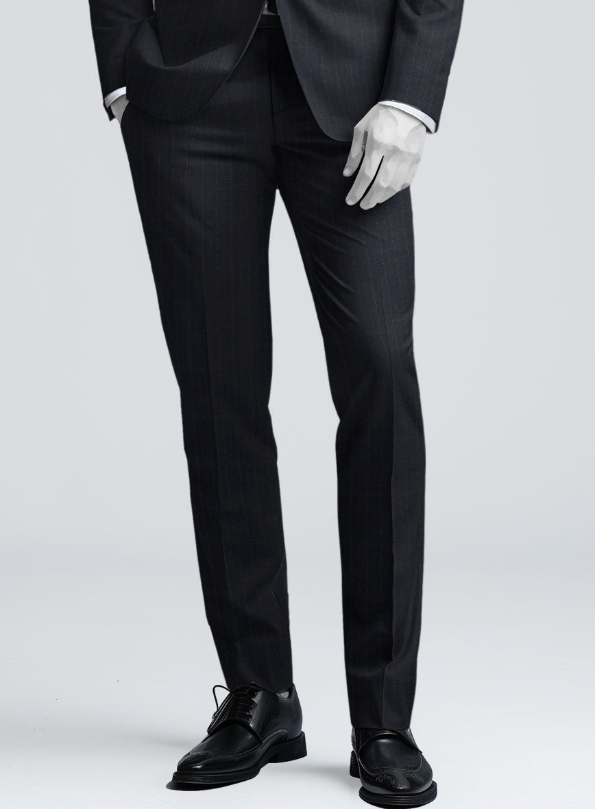 Italian Wool Metallo Pants - StudioSuits