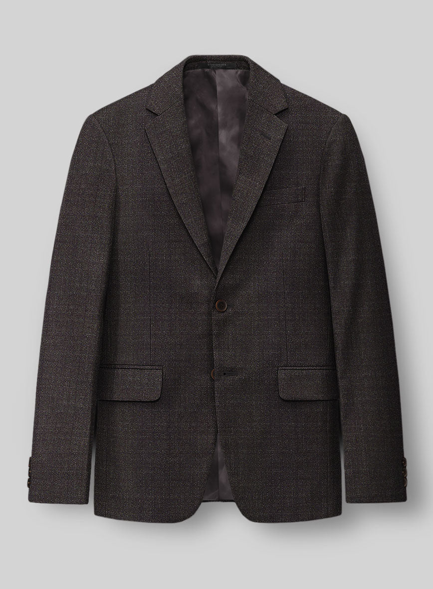 Italian Wool Hopsack Octavio Jacket - StudioSuits