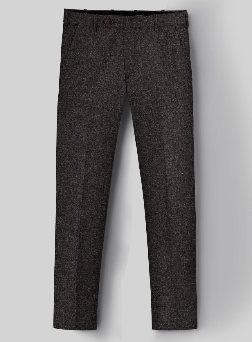 Italian Wool Hopsack Octavio Pants - StudioSuits