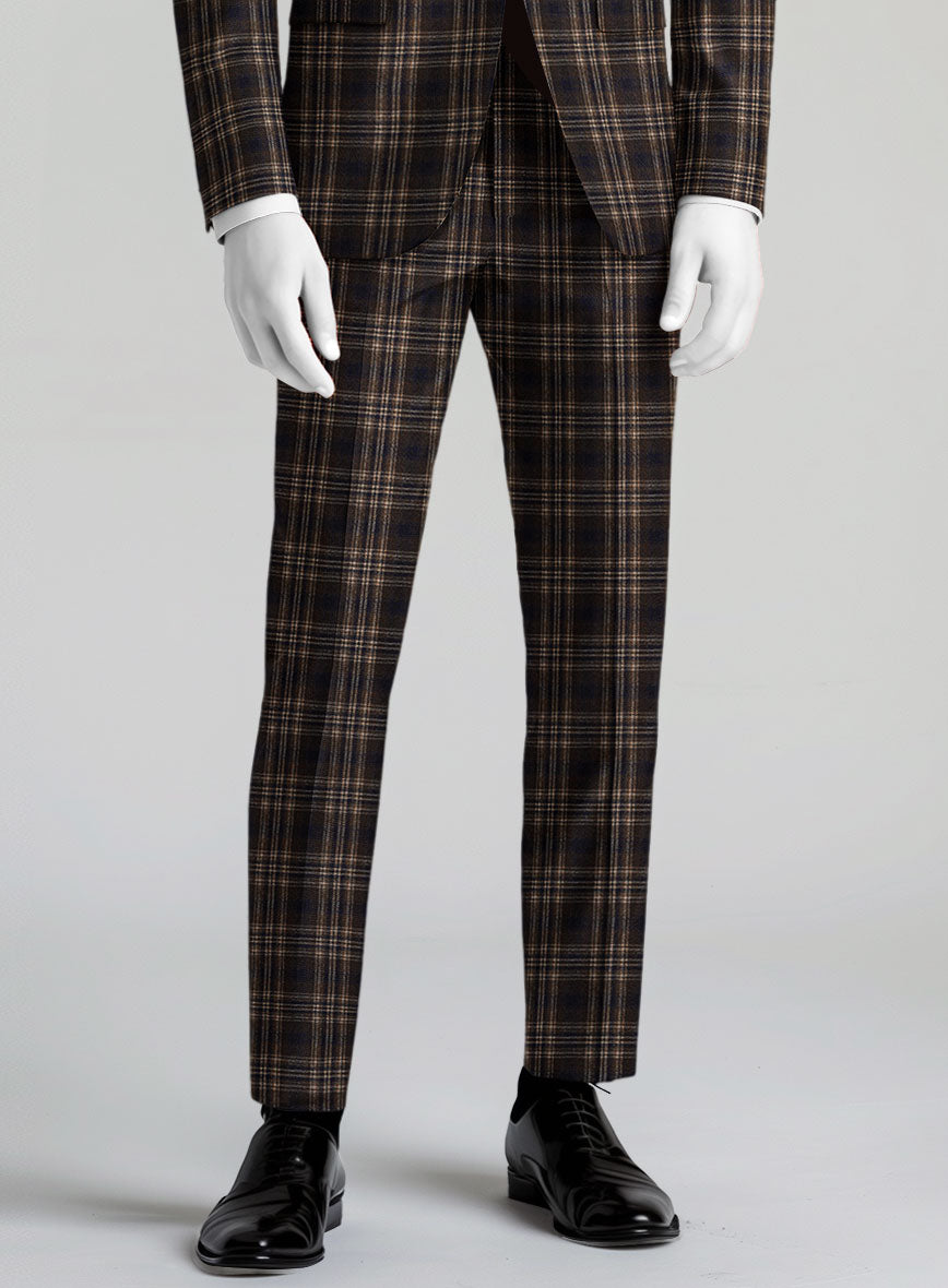 Italian Wool Regaliz Pants - StudioSuits