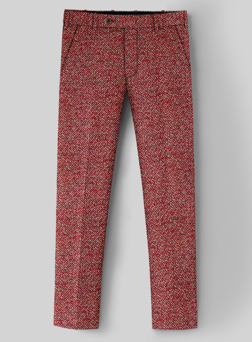 Italian Wool Silk Cotton Linen Ignazio Pants - StudioSuits