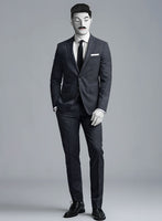 Italian Donegal Blue Wool Suit - StudioSuits