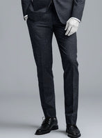 Italian Donegal Blue Wool Pants - StudioSuits