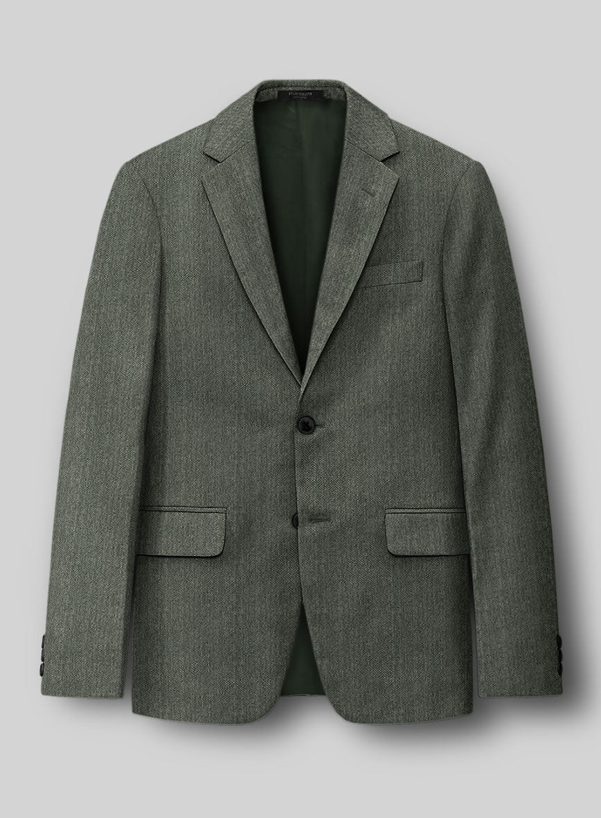 Italian Wool Silk Graciano Jacket - StudioSuits