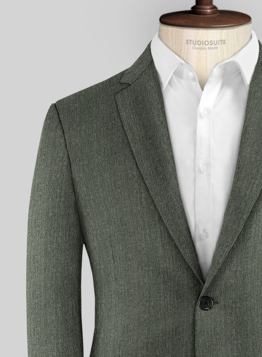 Italian Wool Silk Graciano Jacket - StudioSuits