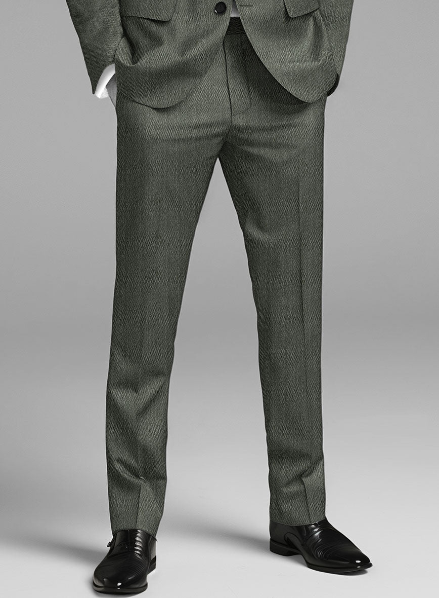 Italian Wool Silk Graciano Pants - StudioSuits