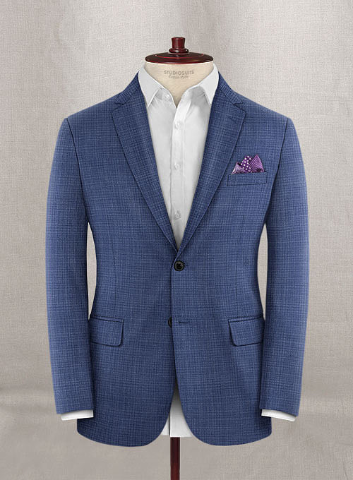 Italian Wool Silk Linen Ancea Jacket - StudioSuits