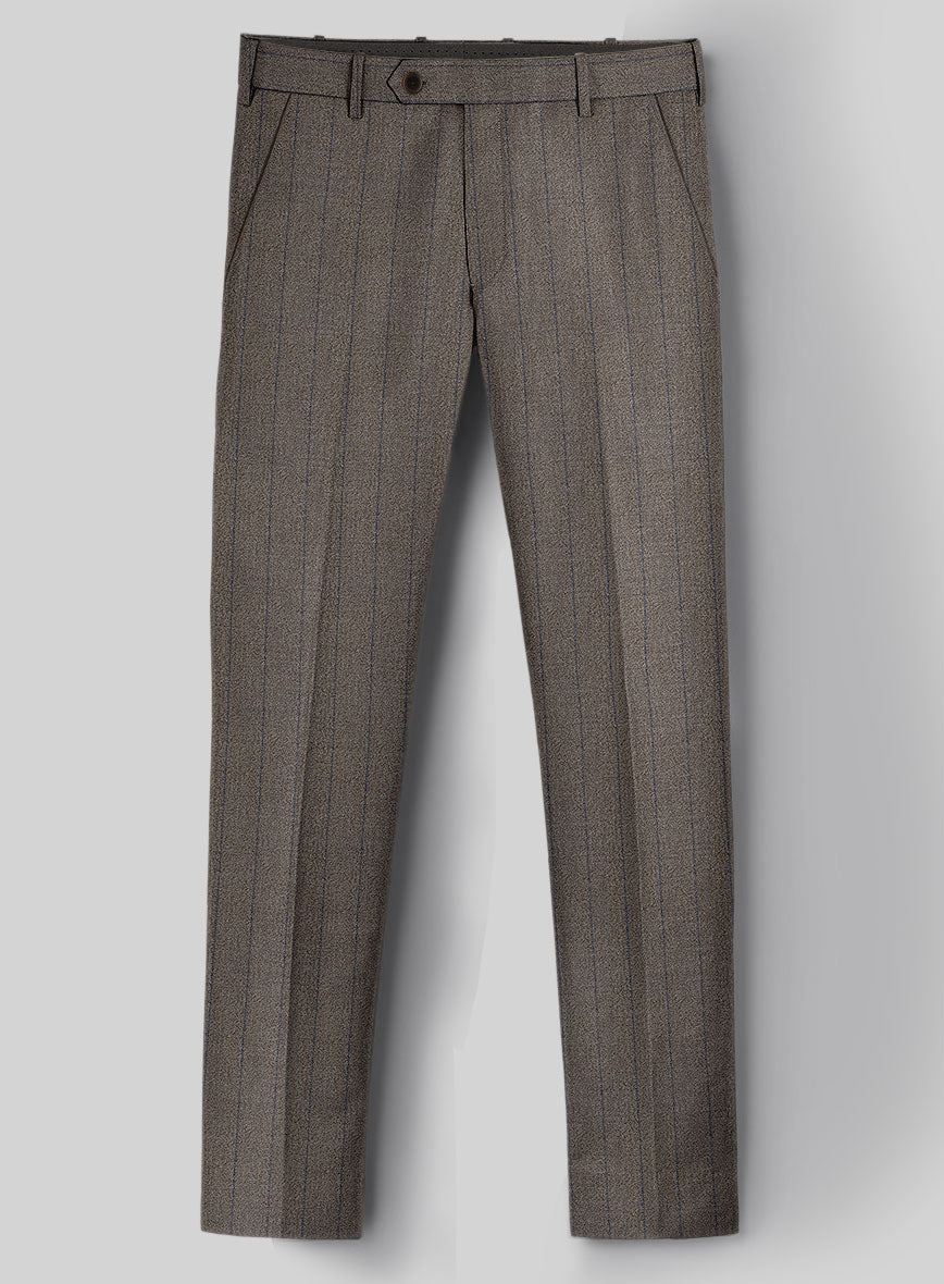 Italian Wool Silk Linen Arcadio Pants - StudioSuits