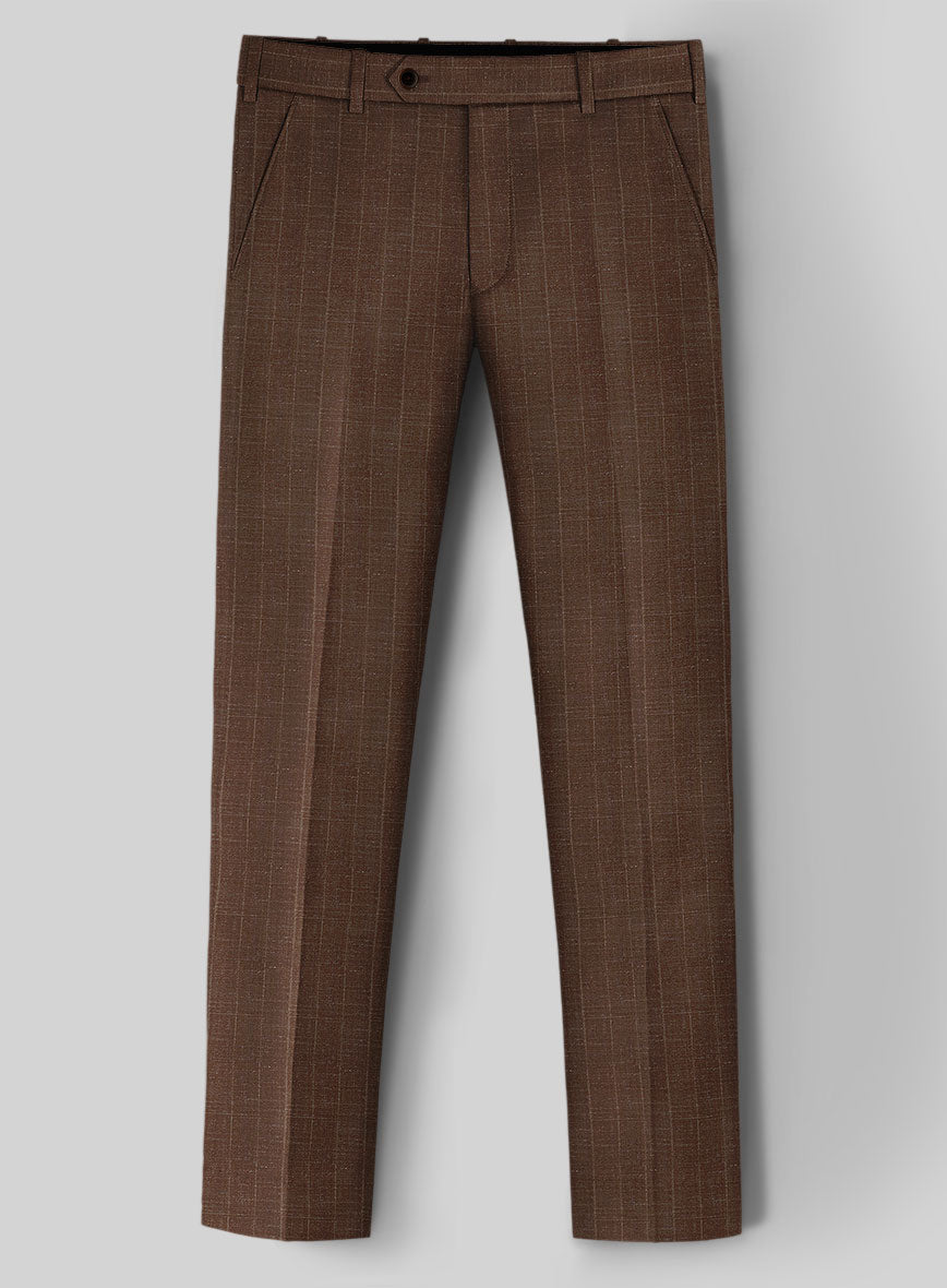 Italian Wool Silk Linen Casimiro Pants - StudioSuits