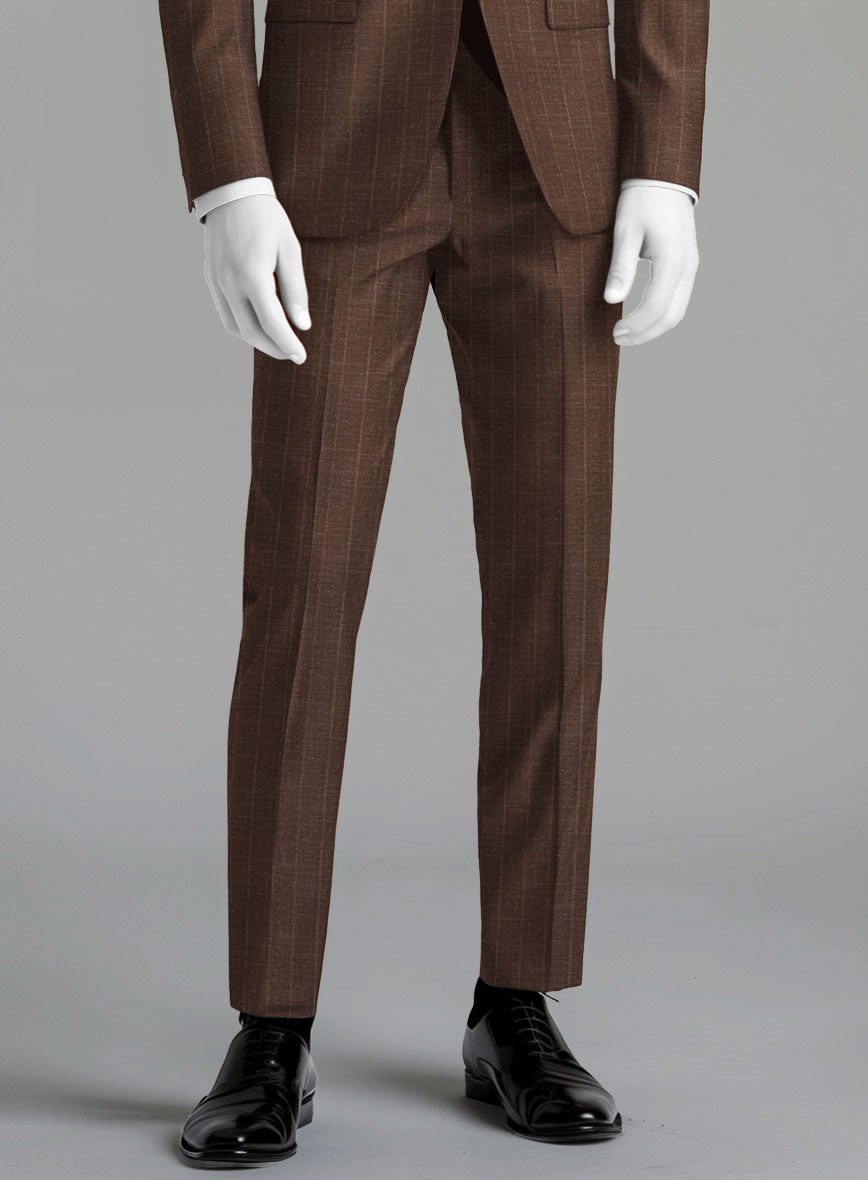 Italian Wool Silk Linen Casimiro Pants - StudioSuits