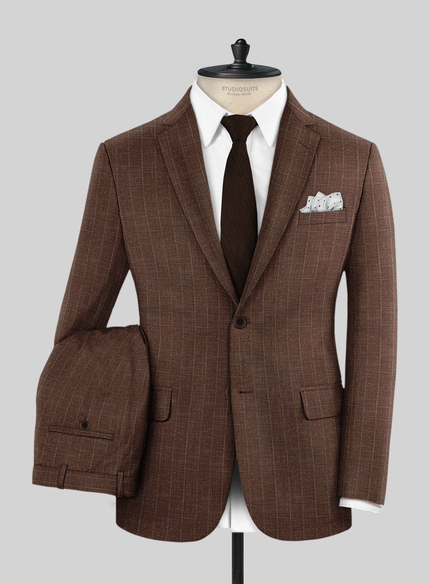 Italian Wool Silk Linen Casimiro Suit - StudioSuits