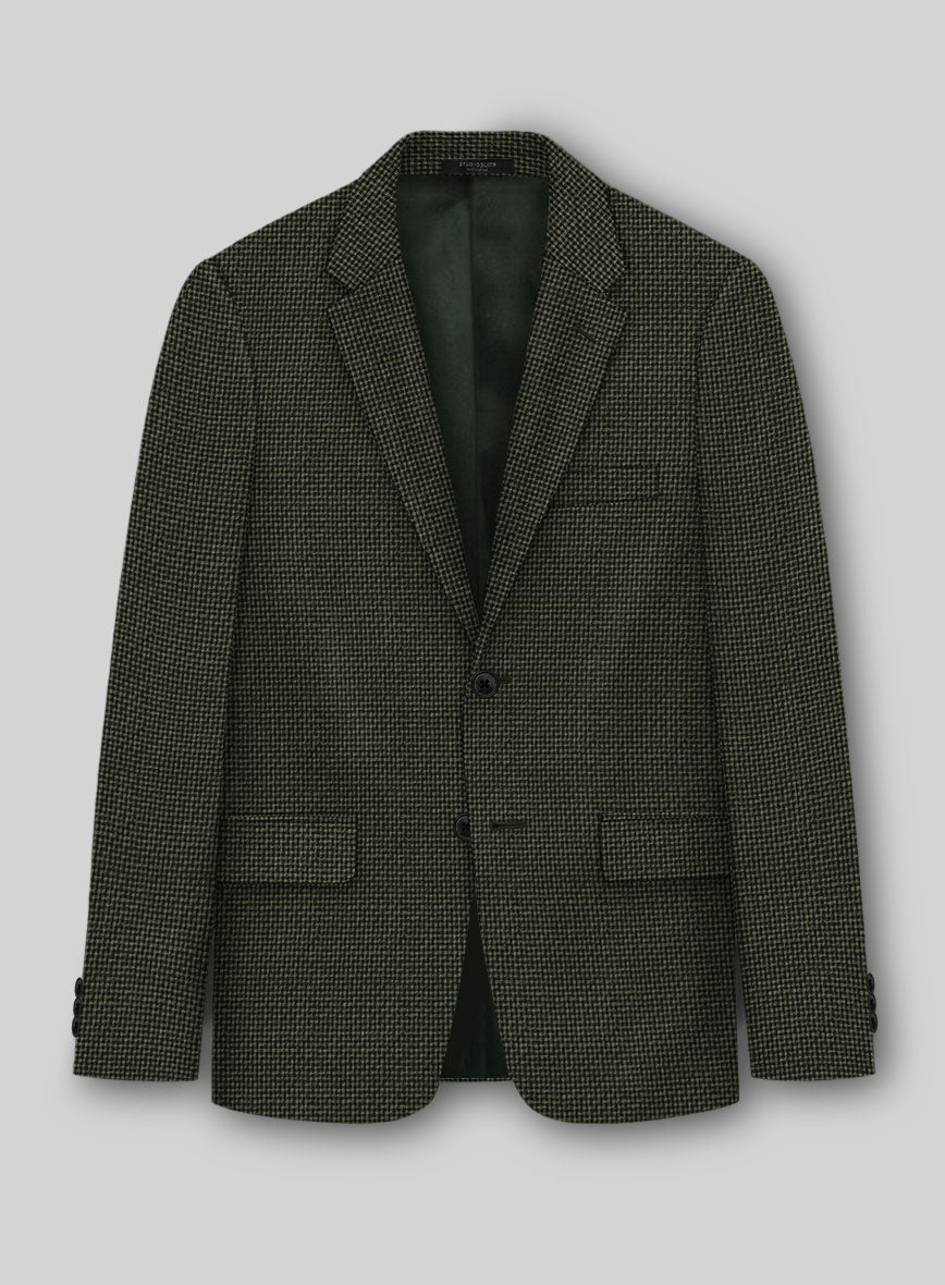 Italian Wool Silk Linen Cristobal Jacket - StudioSuits