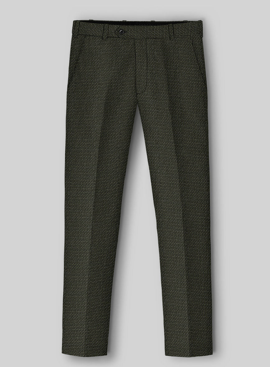 Italian Wool Silk Linen Cristobal Pants - StudioSuits