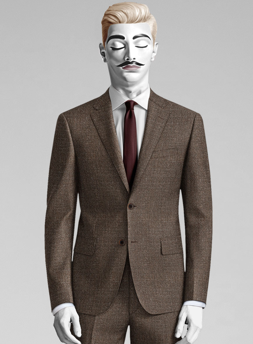 Italian Wool Silk Linen Gherardo Jacket - StudioSuits