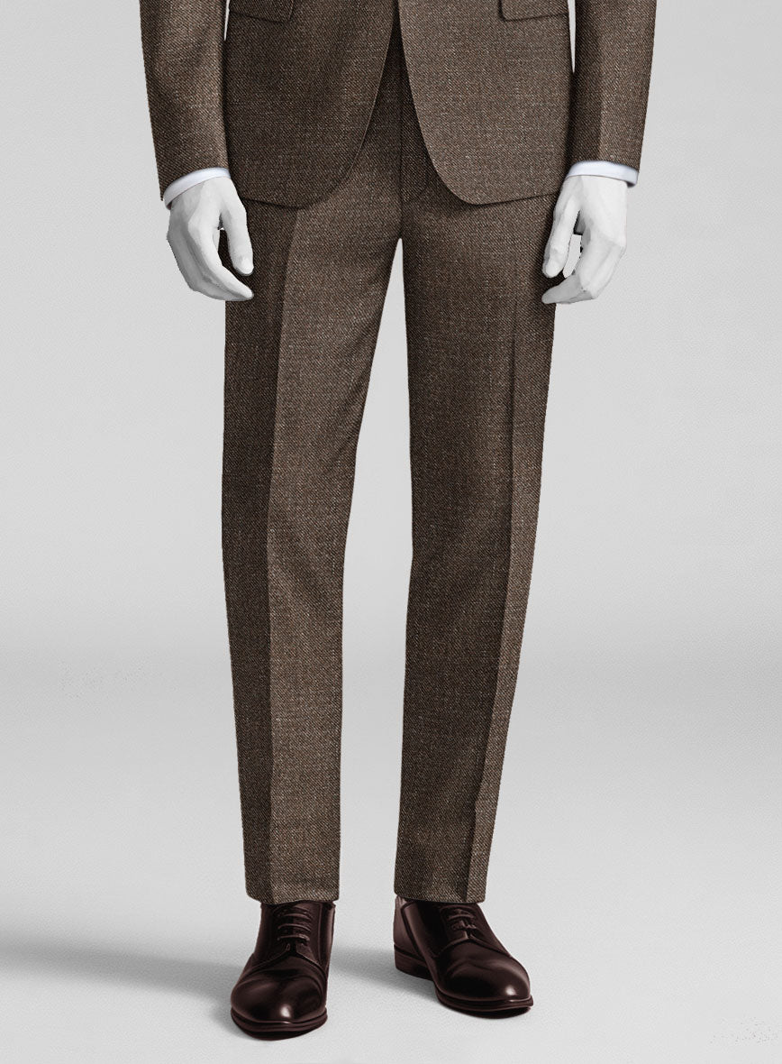 Italian Wool Silk Linen Gherardo Pants - StudioSuits